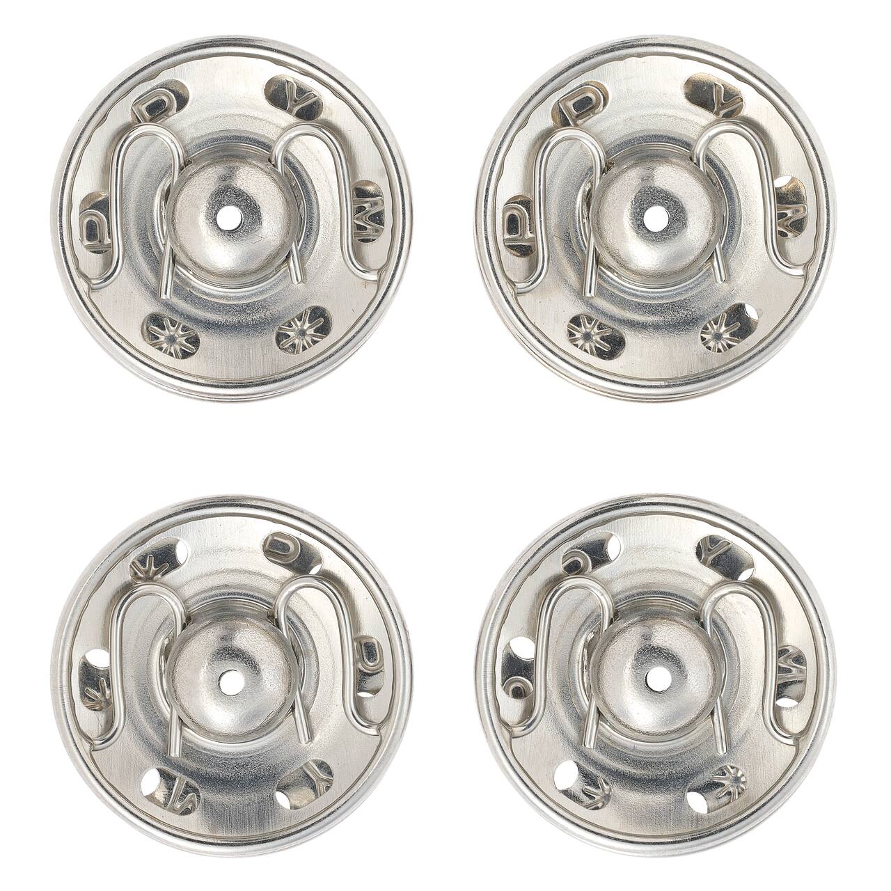 12 Packs: 4 ct. (48 total) Dritz® Silver Sew-On Snaps